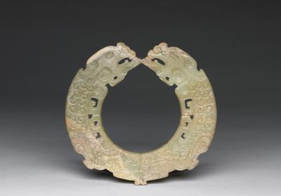 图片[2]-Archaistic jade dragon, Ming dynasty-China Archive